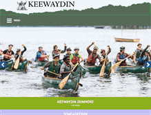 Tablet Screenshot of keewaydin.org